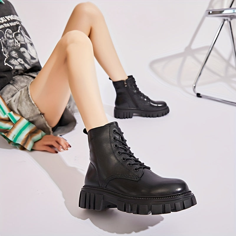 Women's Faux Leather Equestrian Boots