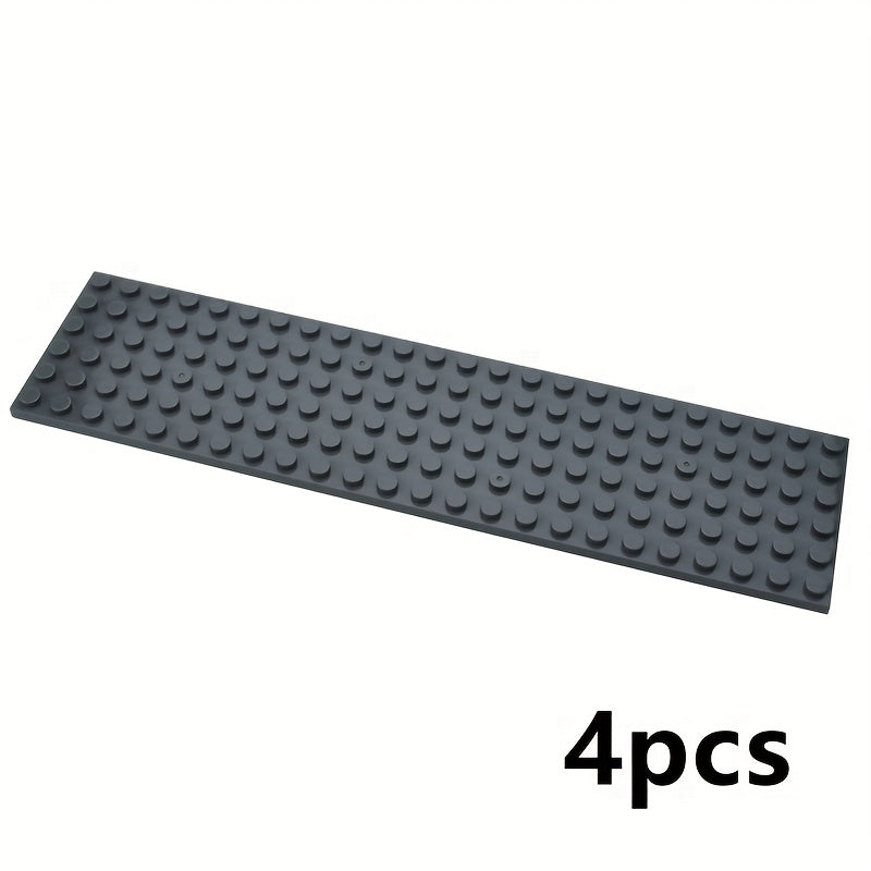 4pcs Thin Bricks 3026 Plate 6x24 Dots DIY Building Blocks Toy
