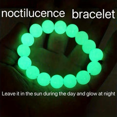 Green Luminous Beads Hand String Fluorescent Stone
