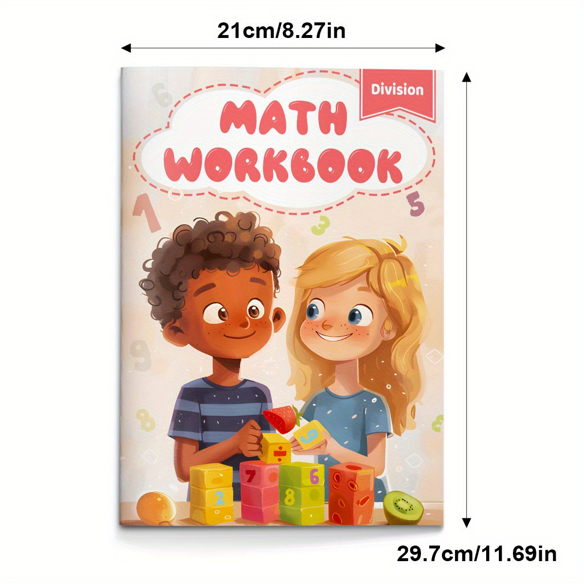 Kids Math Workbook Set: Addition Subtraction Multiplication Division Exercises