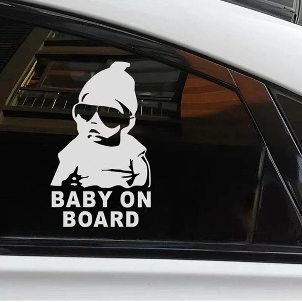 Baby On Board Car Sign Decal Mirror Sticker