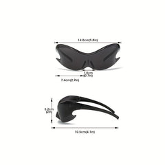 Y2K Sports Sunglasses For Men Women Photochromic Wrap Around Shield Glasses
