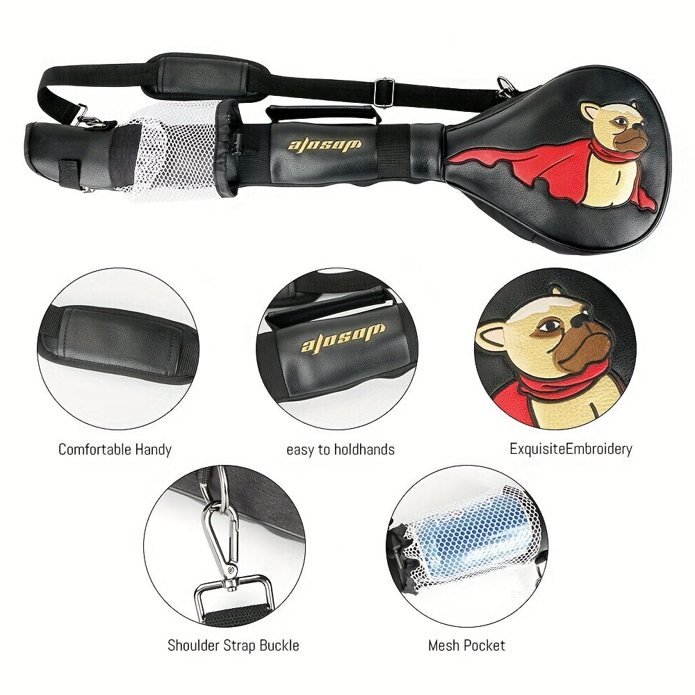 Puppy Print Golf Bag Lightweight & Durable Ideal For Golf