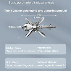 Helicopter Car Aromatherapy Ornament Air Freshener
