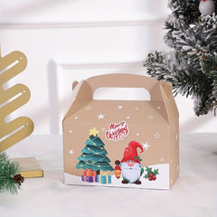 4pcs Merry Christmas Candy Biscuit Gift Boxes - Event & Party Supplies