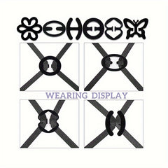 12pcs Invisible Bra Strap Clips Non slip Buckles for Braless Look