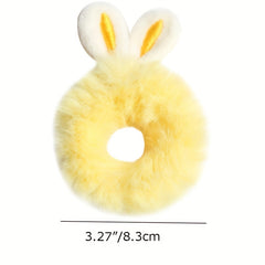 Winter Rabbit Ears Hair Tie for Baby Girls