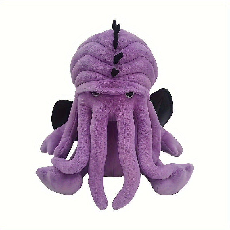 CthulhuCraft Octopus Plush Toy Purple Soft Polyester Ideal for Kids 3