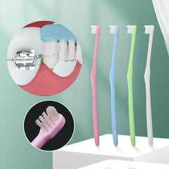 Orthodontic Small Pointed Toothbrush Soft Bristle Brush for Teeth Gaps