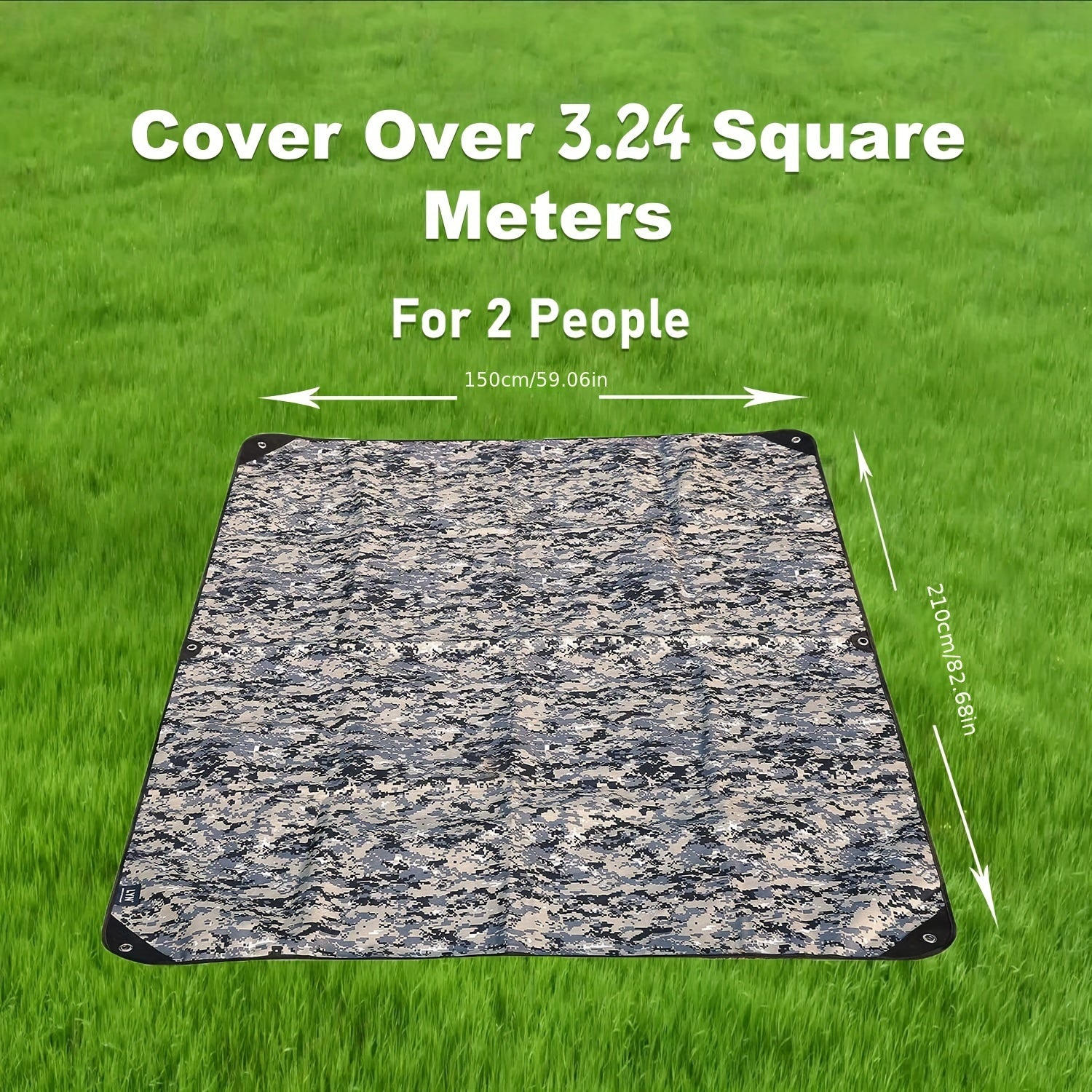 82x69in Heavy Duty Camping Heat Insulation Space Blanket Reusable