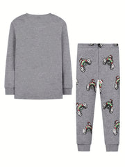 Toddler Fire Car Pajama Set Long Sleeve Top & Pants