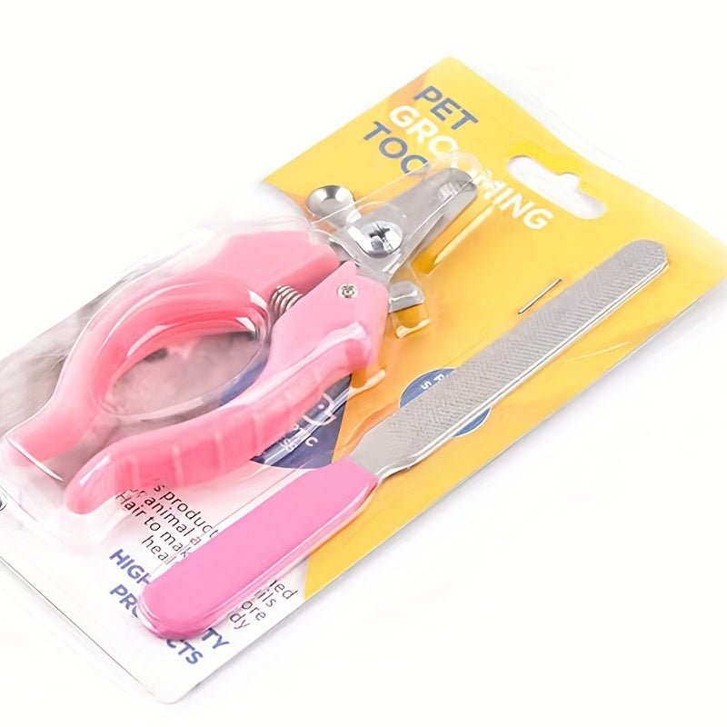 Pet Nail Scissors Set for Grooming Cats, Dogs, Rabbits