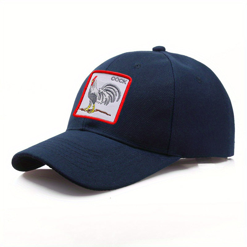 Animal Embroidery Sun Protection Baseball Cap