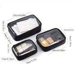 Waterproof Clear Cosmetic Bag Travel Makeup Beauty Wash Organizer