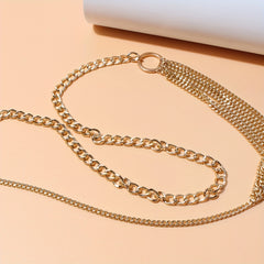 Vintage Coin Pendant Body Chain for Women