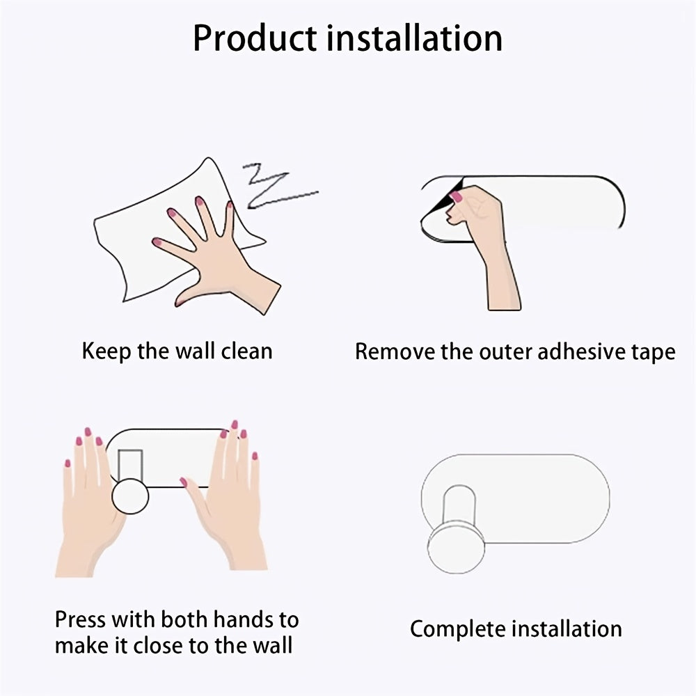 4pc Stainless Steel Bathroom Accessories Set Towel Bar Ring Holder Hooks