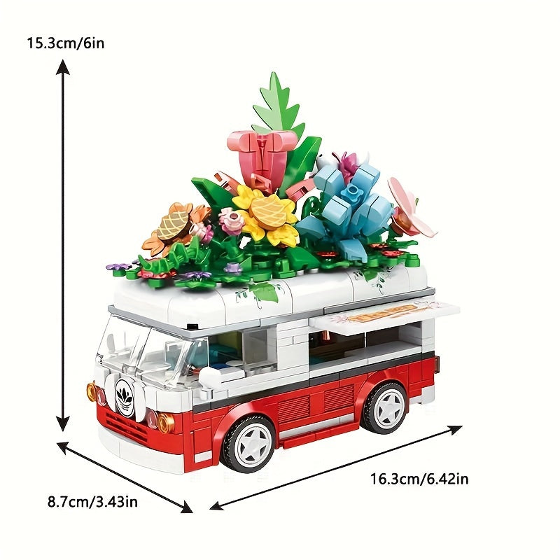 Vomma Flower Car Camping Car Model Toy for Kids