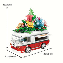 Vomma Flower Car Camping Car Model Toy for Kids