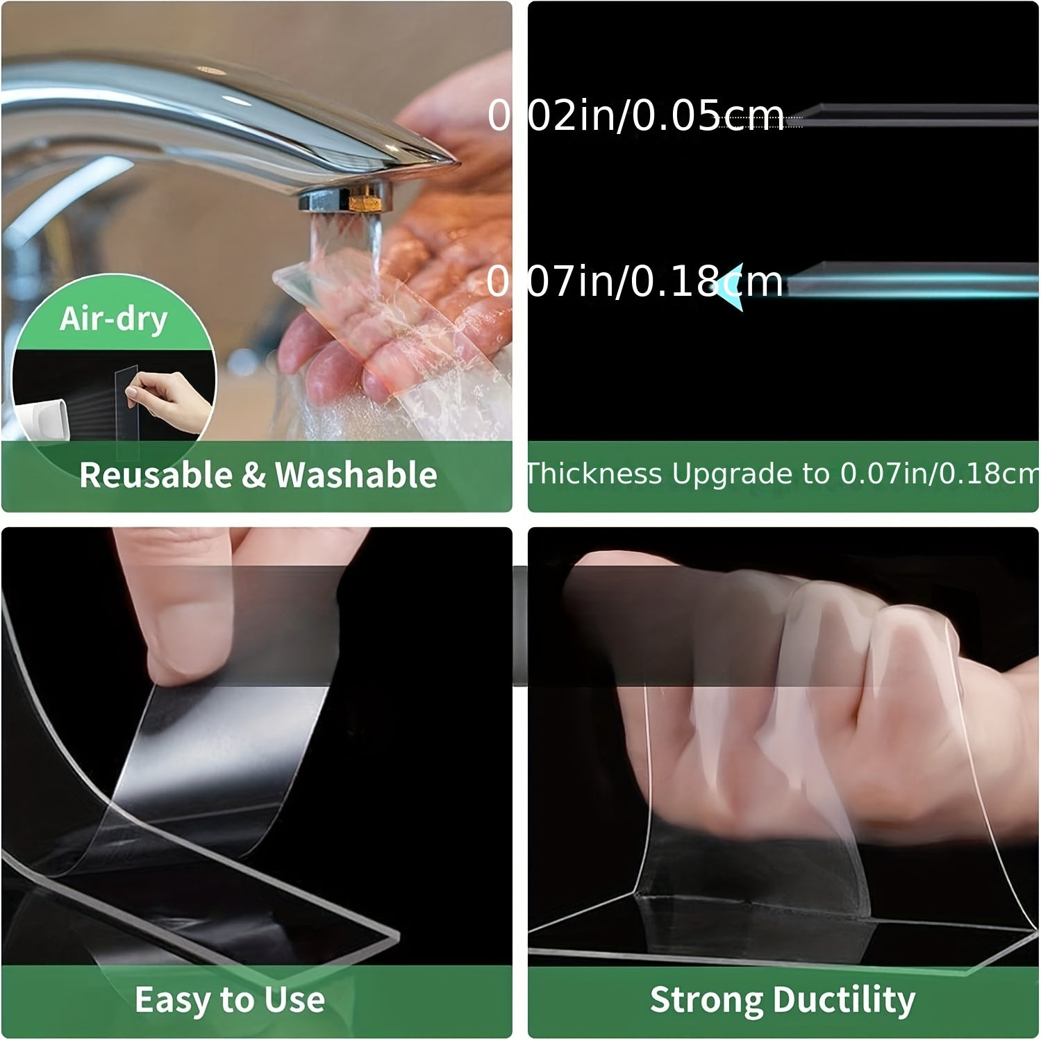 Nano Tape Double Sided Adhesive Sticker Waterproof 1m 2m