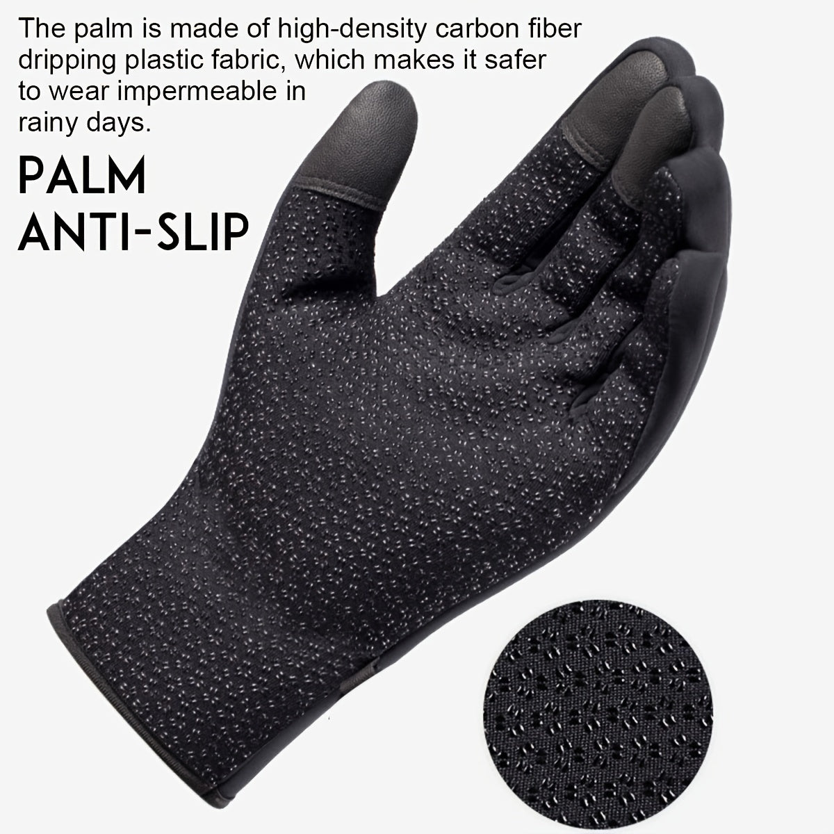 Men's Winter Spinning Finger Gloves