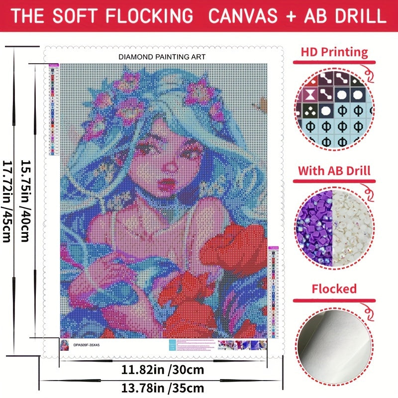 5D Flocked Canvas AB Round & Square Core 12 16in Kits