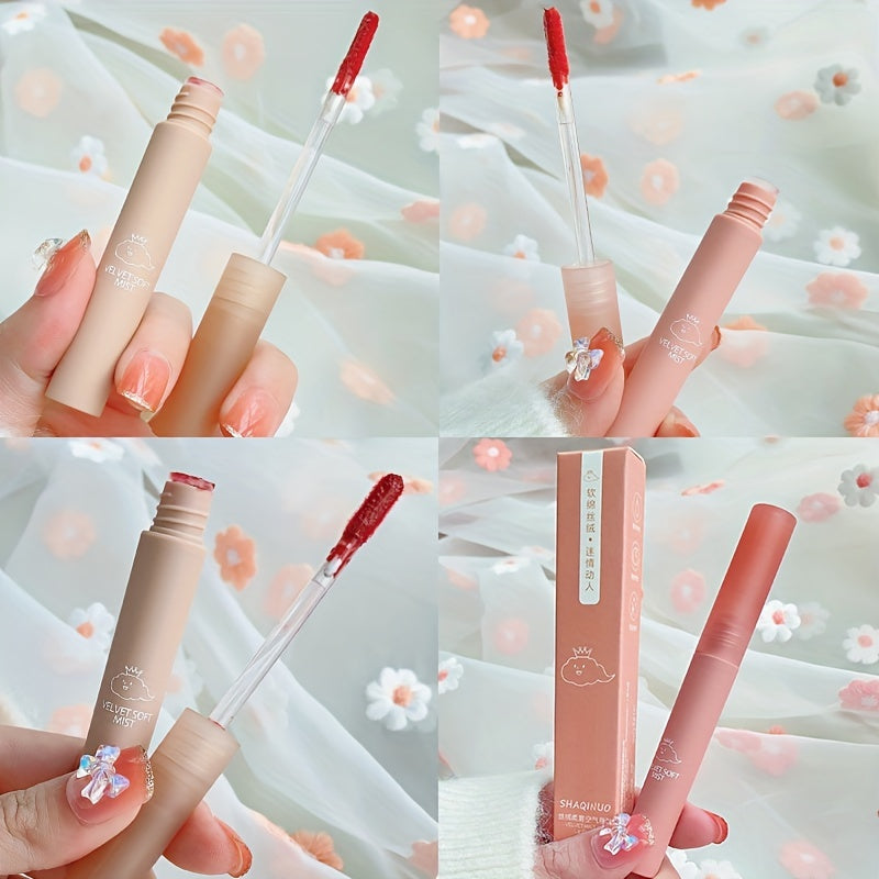 Vintage Red Matte Lip Glaze Soft Liquid Lipstick