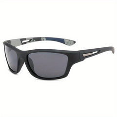 Sun Protection Square Frame Sports Sunglasses Colorful Lens PC Glasses