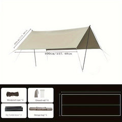 Outdoor Camping Tarp Tent Sunproof Rainproof Awning