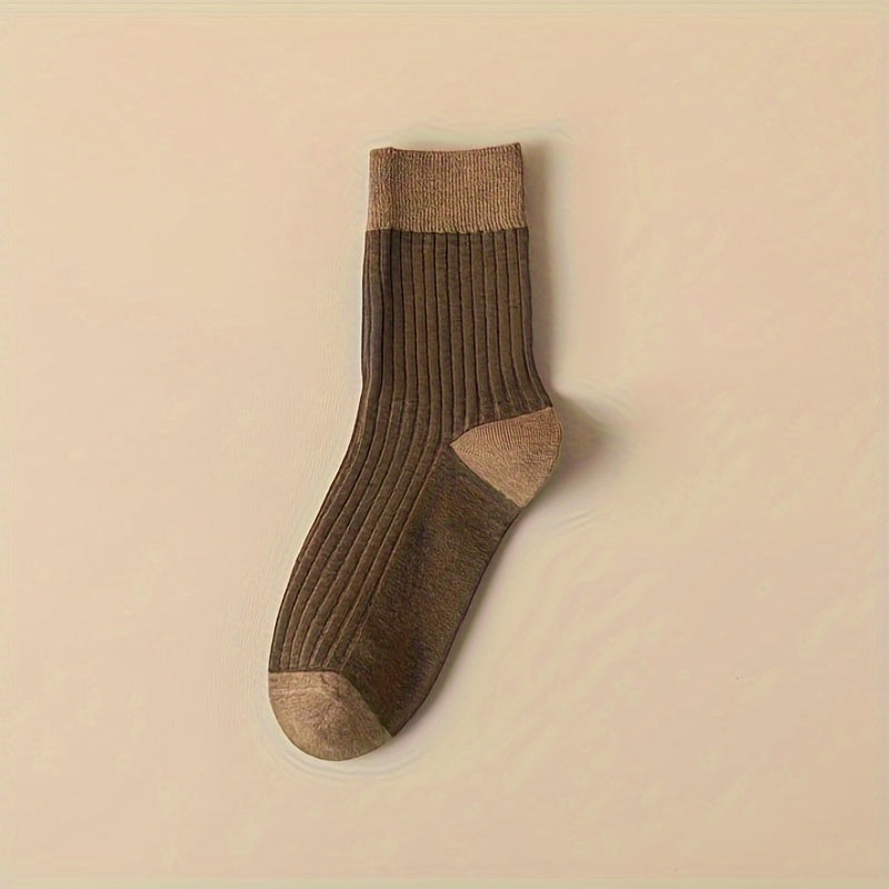 Colorblock Crew Socks Women's Stockings & Hosiery