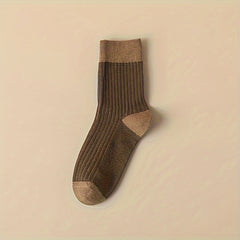 Colorblock Crew Socks Women's Stockings & Hosiery
