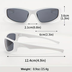 3 Pairs Men's UV Resistant Small Frame Sunglasses for Outdoor Travel