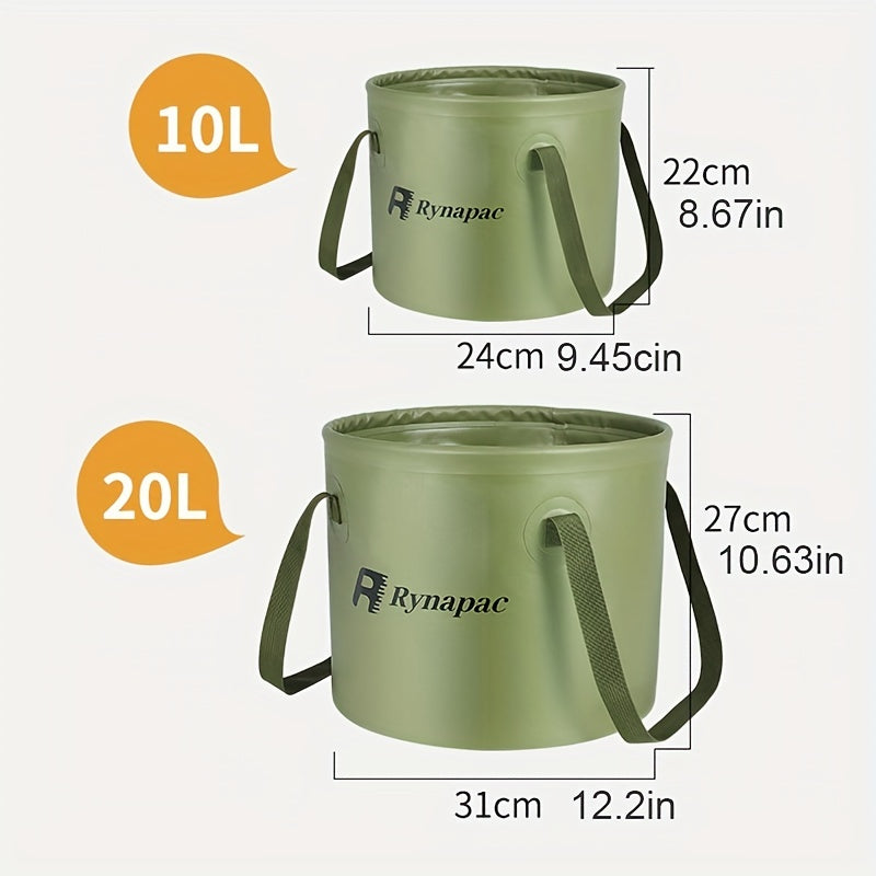 Collapsible Bucket Outdoor Travel Camping Fishing Water Storage Bag