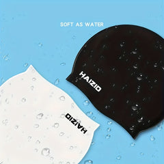 Waterproof Silicone Swim Cap for Men & Women