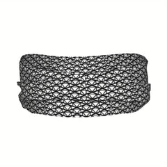Geometric Pattern Sports Headband Sweat Wicking Stretchy Polyester