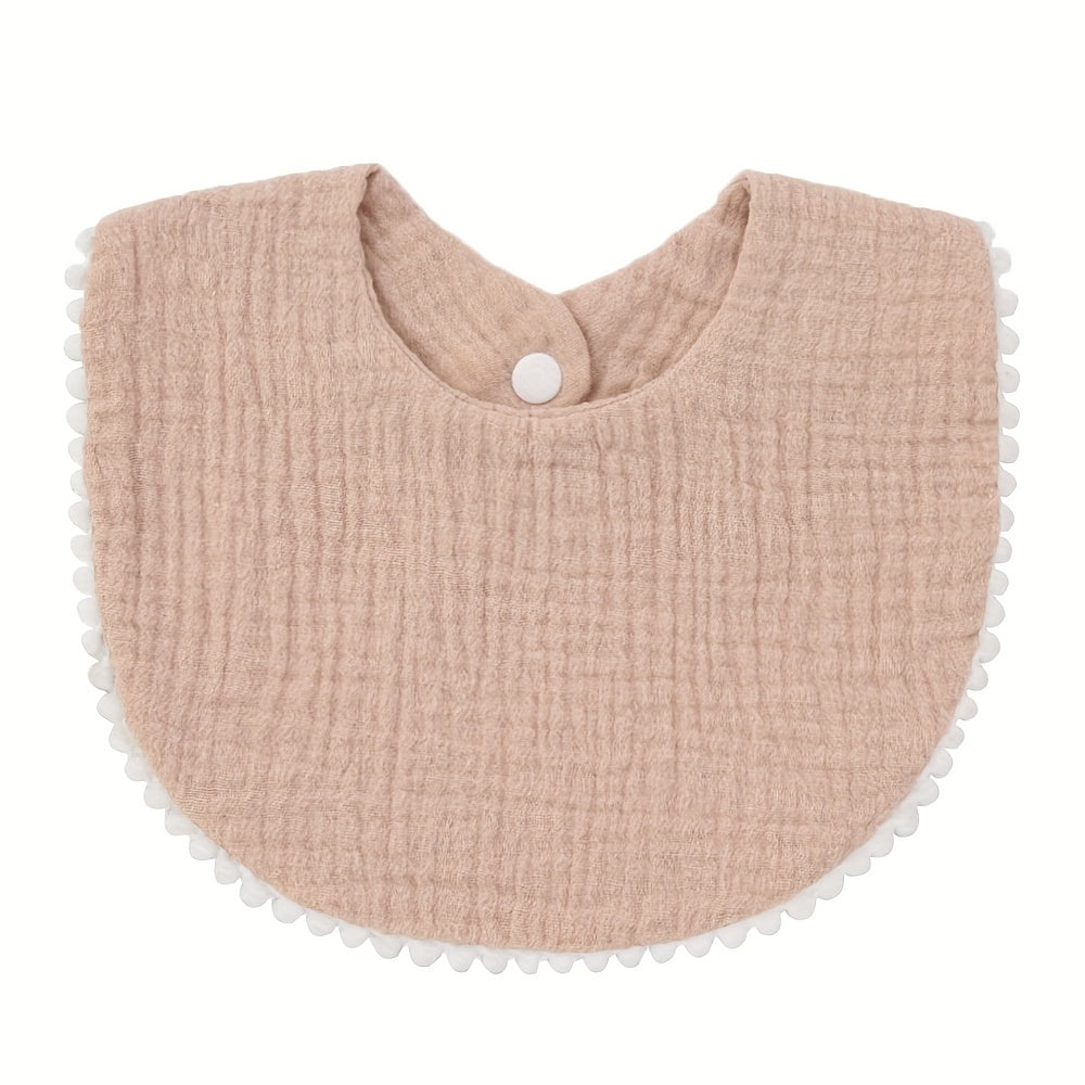 6Pcs Baby Lace Ball Cotton Bib Saliva Towel