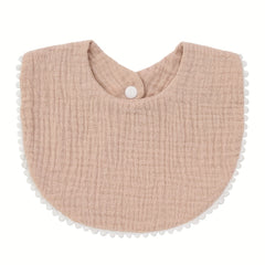 6Pcs Baby Lace Ball Cotton Bib Saliva Towel