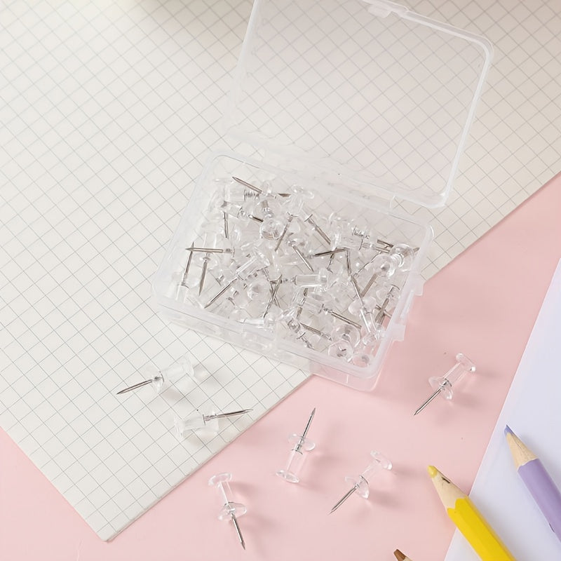 Colorful Thumbtack Pack Office Supplies