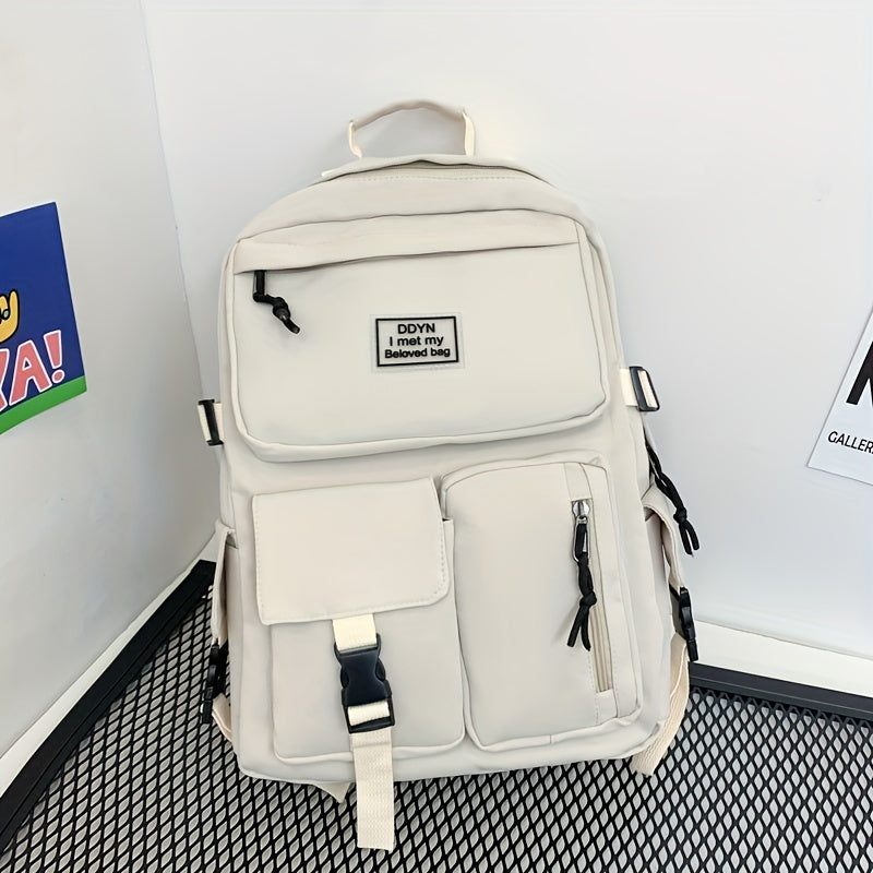 Preppy Schoolbag Laptop Backpack Rucksack