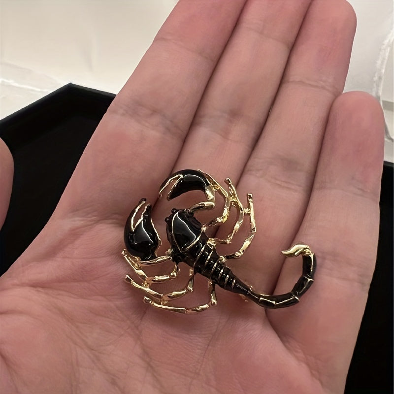 Men's Scorpion Pins, Animal Themed Fashion Accessories