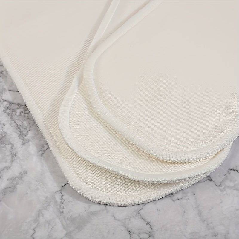 4pcs Bamboo Cotton Reusable Cloth Diaper Inserts Absorbent Liners