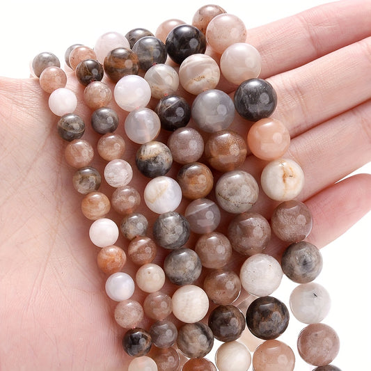 Moon Stone Bead Crystal Quartz Spacer Beads for Jewelry Making DIY Bracelet 8MM