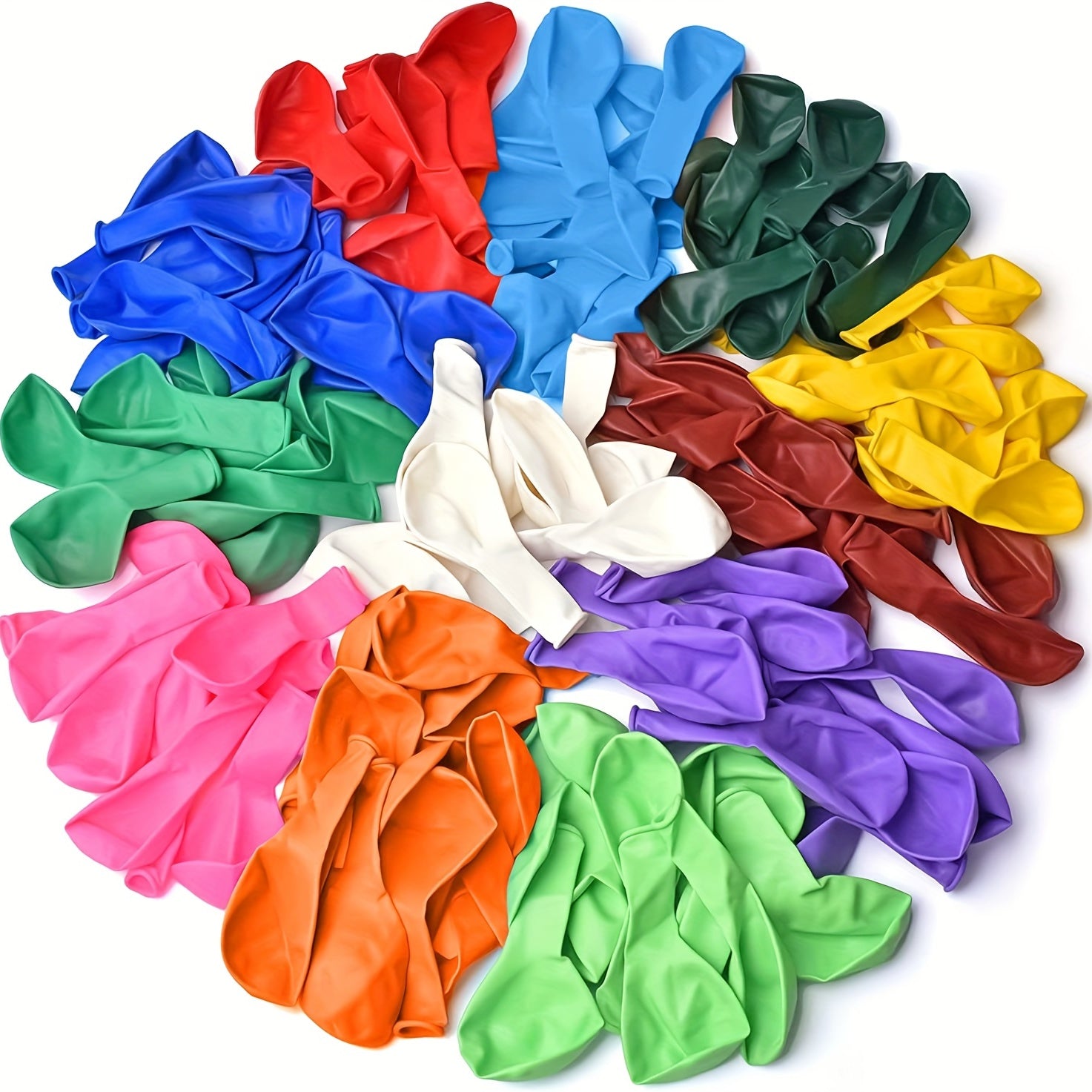 120 Colorful Balloons Set for Celebration Events