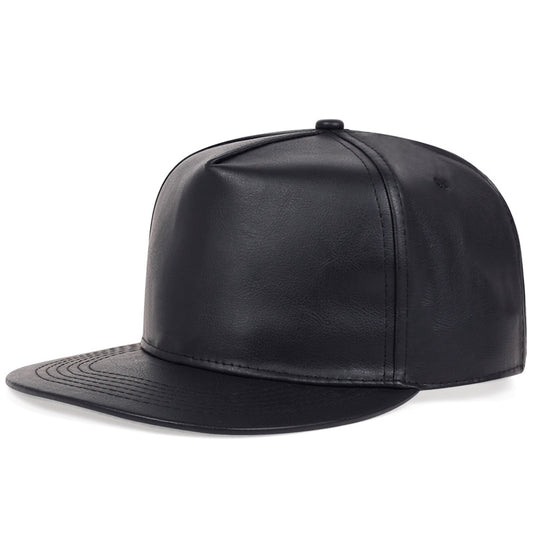 Men's PU Leather Hip Hop Baseball Cap