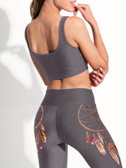 Sexy Yoga Workout Set Sports Bra & Leggings Women's Activewear