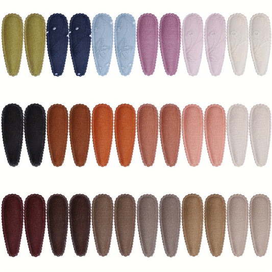 18pcs Plush Hair Clip for Side Bang Braids Girls Hair Clip