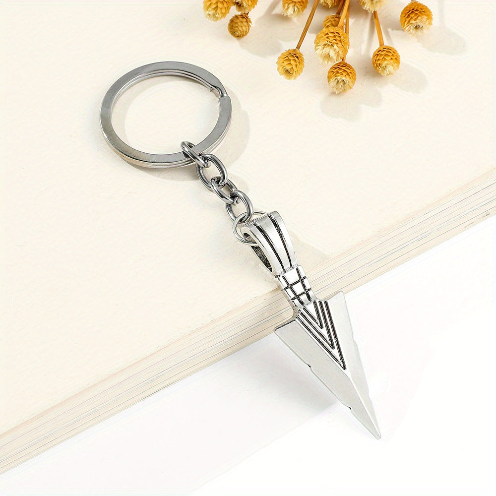 Small Rapier Metal Keychain for Men Backpack