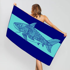 Microfiber Beach Towel Soft Absorbent Sandproof