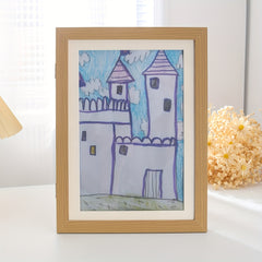 Children's Art Picture Storage Frame A4 Wooden Photo Frame