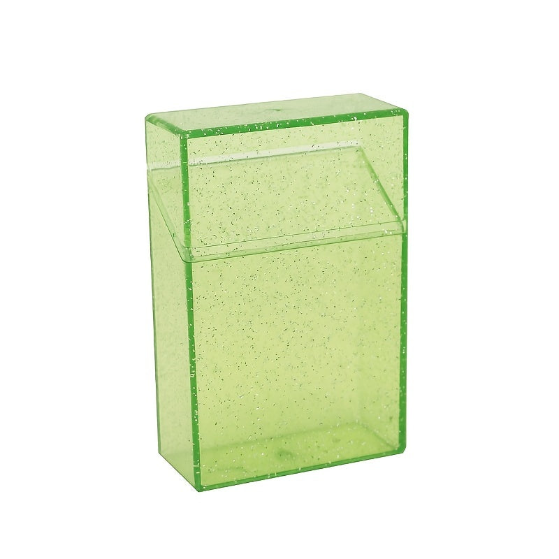 Sparkling Cigarette Case Moisture Proof Flip Top