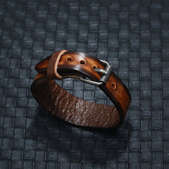 Retro Leather Bracelet Mens Cuff Bracelet Gift